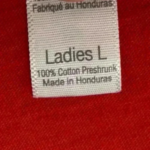 MONTREAL CANADIANS ladies‎ large Gildan Soft Style cotton t-shirt red - Picture 8 of 8